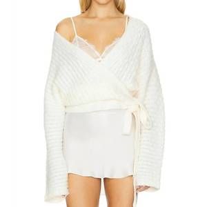 NEW FREE PEOPLE over you cardigan in cream